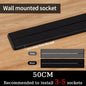 40cm 50cm Track Socket Wall Power Rail Movable Sockets High End Home Appliance Power 8000W EU US UK Standard USB Type c Ports
