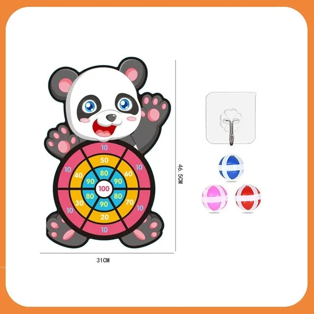 Sticky Ball Dart Board Target Sports Game Toys For Children Outdoor Party Toys Target Sticky Ball Throw Educational Board Games