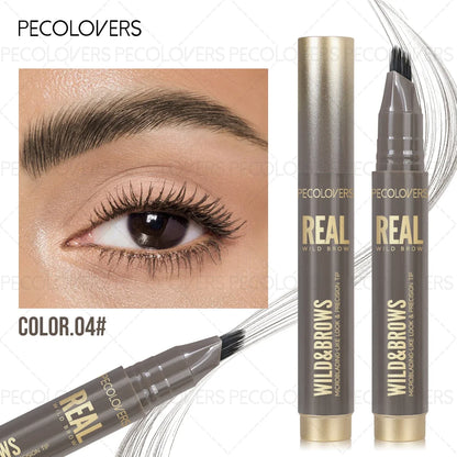 1PC Liquid Eyebrow Pencil - Multi-Function Hairline Filling, Ideal for Holiday Makeup (Christmas)