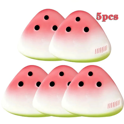 Cute Watermelon Squishy Fidget Toy Slow Rebound Decompression Toy Anti-Stress Slow Rising Fruit Soft Stress Relief Squeeze Toy