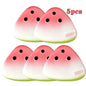Cute Watermelon Squishy Fidget Toy Slow Rebound Decompression Toy Anti-Stress Slow Rising Fruit Soft Stress Relief Squeeze Toy