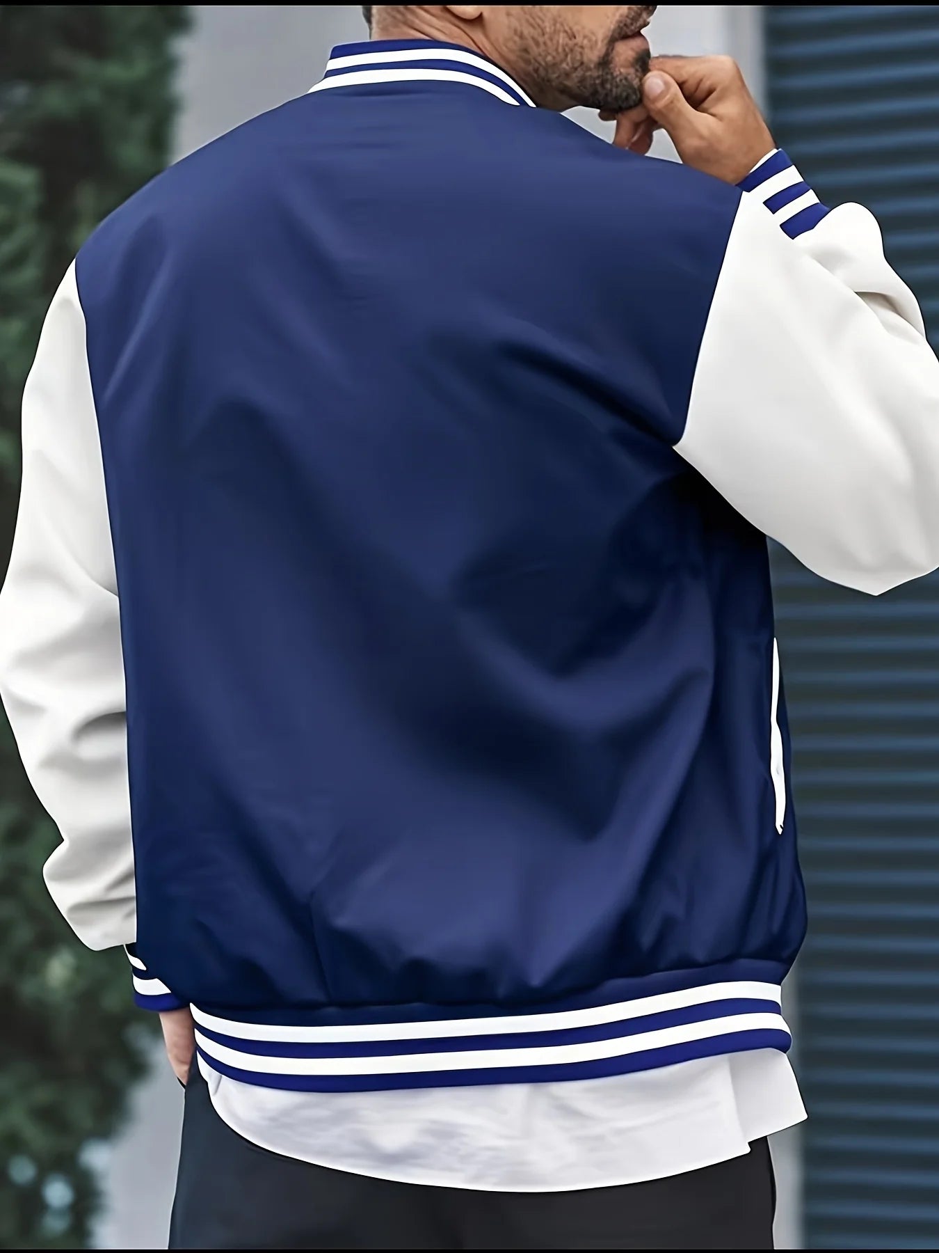 Autumn and Winter New Men's Fashion Buttons Fashion Versatile Multi-color Men's and Women's Streetwear Baseball Jacket