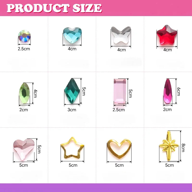 Professional Tooth Gem Kit DIY Crystals Jewelry Kit Teeth Gems Kit Fashionable Tooth Gems Kit for Teeth Teeth Jewelry Starter