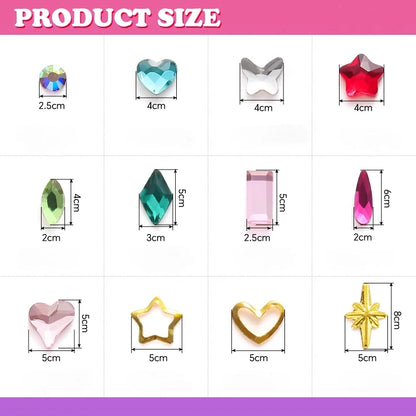 Professional Tooth Gem Kit DIY Crystals Jewelry Kit Teeth Gems Kit Fashionable Tooth Gems Kit for Teeth Teeth Jewelry Starter