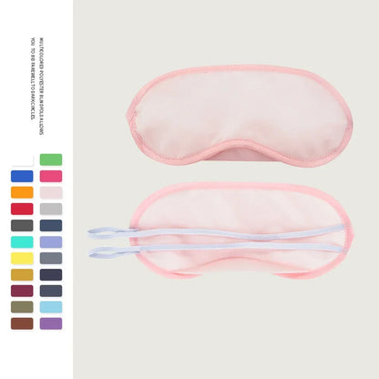 Silk Sleep Eye Mask Padded Shade Eye Cover Patch Sleeping Mask Eyemask Blindfolds Travel Relax Rest Women Men