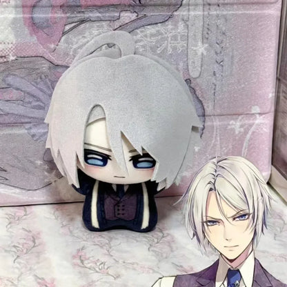 New Anime Pio Fiore No Banshou Plush Dante Falzone Nicola Francesca Plush Doll Toy Cute Pendants Keychain Plushie Gift For Fans