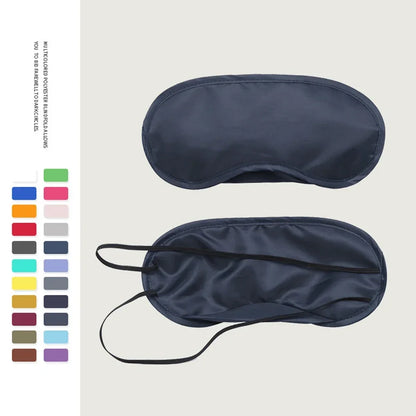 Silk Sleep Eye Mask Padded Shade Eye Cover Patch Sleeping Mask Eyemask Blindfolds Travel Relax Rest Women Men