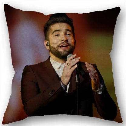 Custom Kendji Girac Pillowcase Home Textile Cotton Pillow Covers Wedding Decorative Pillow Cover Square 45x45CM1210