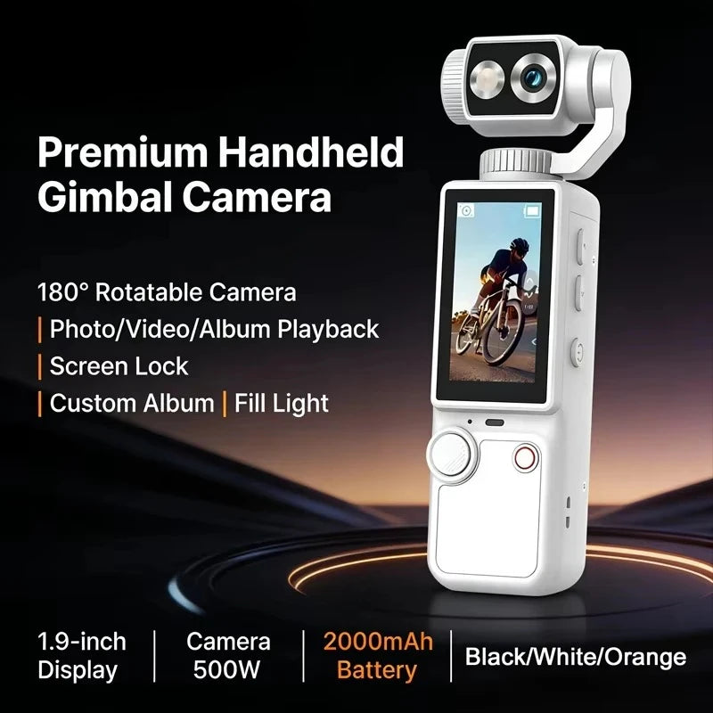 4K Hd Wifi Sports Wearable Camera Hold In Hand Travel Bicycle Driver Recorder Mini Sports Cam For Motorcycle and Vlogging