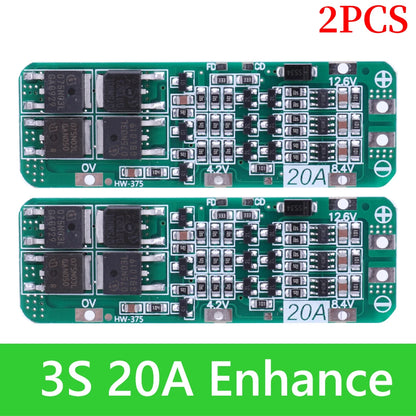 BMS 3S/4S 5A 10A 20A 25A 40A 60A Płytka zabezpieczająca ładowarkę do akumulatorów litowo-jonowych 18650 do wiertarki 12 V z funkcją wzmocnienia/balansu