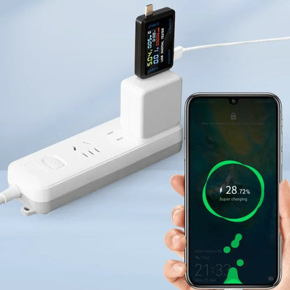 High-end 10 in 1 USB Type-C Voltmeter Ammeter Capacity Tester DC 4.5~36V 0-8A Multiple Fast Charging Automatic Detection