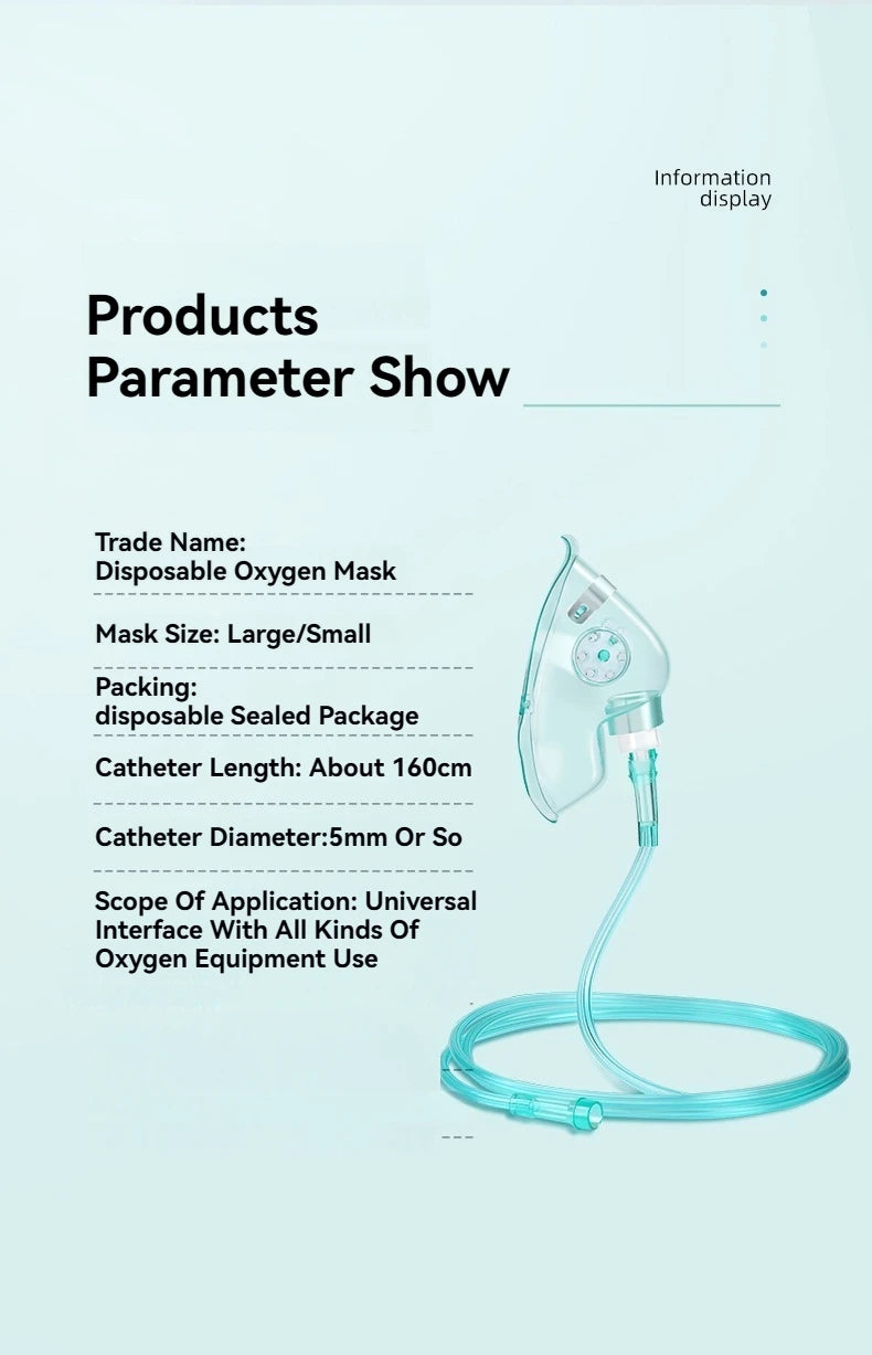 Oxygen Mask Oxygen Concentrator Full Face Mask For Adults Children Oxygen Concentrator Accessories Oxygen Concentrator Mask