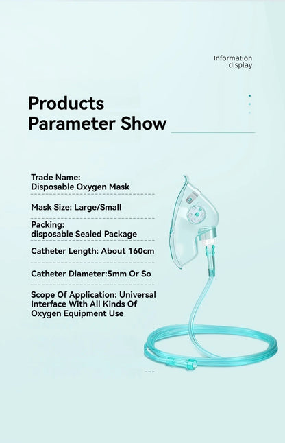 Oxygen Mask Oxygen Concentrator Full Face Mask For Adults Children Oxygen Concentrator Accessories Oxygen Concentrator Mask
