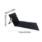Foldable Stadium Seat Without Legs Lightweight Camping Chair with Backrest Compact Beach Lounger for Stadium Balcony