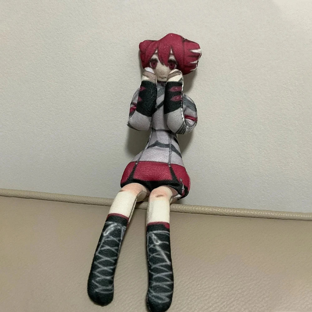 Anime Kasane Teto Cosplay Doll Plush Stuffed Dolls Room Decoration Cotton Plushie Xmas Accessories Prop Abstract Twistable Gifts
