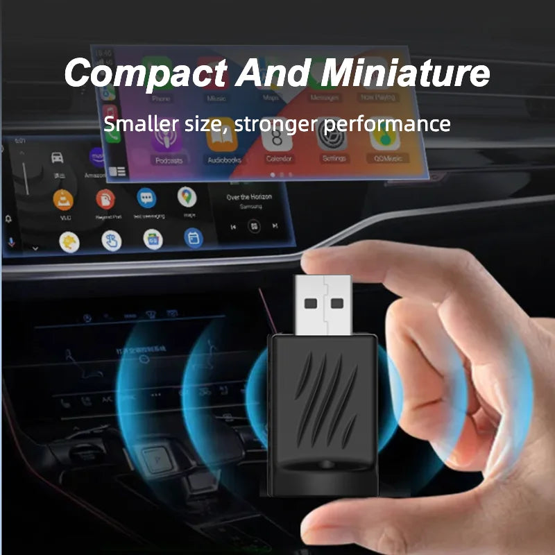 2in1 Wireless CarPlay Dongle Wireless Android Auto Adapter AI Smart Box For Car With Wired CarPlay Car Intelligent Systems