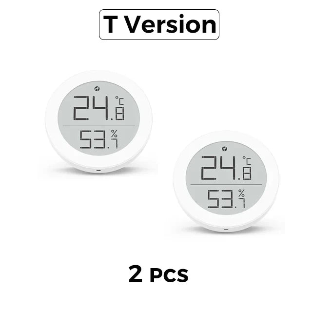 Qingping Temperature Humidity Sensor T Version Thread/BLE High-precision Indoor E-Link INK Thermometer work with Apple HomeKit