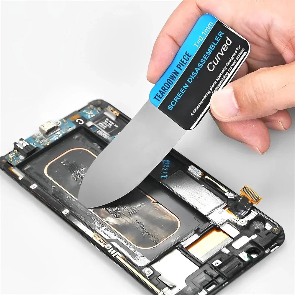 Professional Metal Pry Hand Opening Tools Flexible Steel Crowbar for iPhone iPad iPod Mobile Phone Tablet Teardown Repair Tool