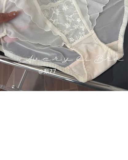 Summer Nouvelle Tendance! Soutien-Gorge Push Up à Fermeture Avant - Bretelles Dentelle Dos, Bralette Légère pour Petite Poitrine