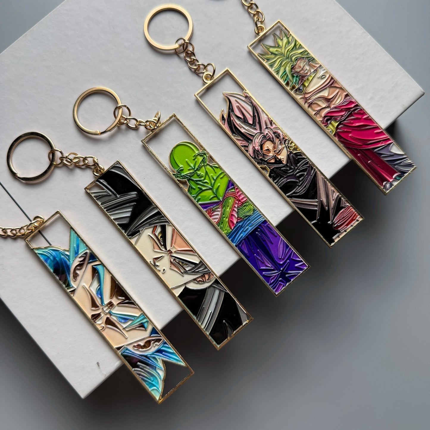 Anime Metal Hollow Out Keychains Bookmark Cute Jet Manga Fashion Bag Key Tag Jewelry Accessory Key Ring Holder Gift Anime