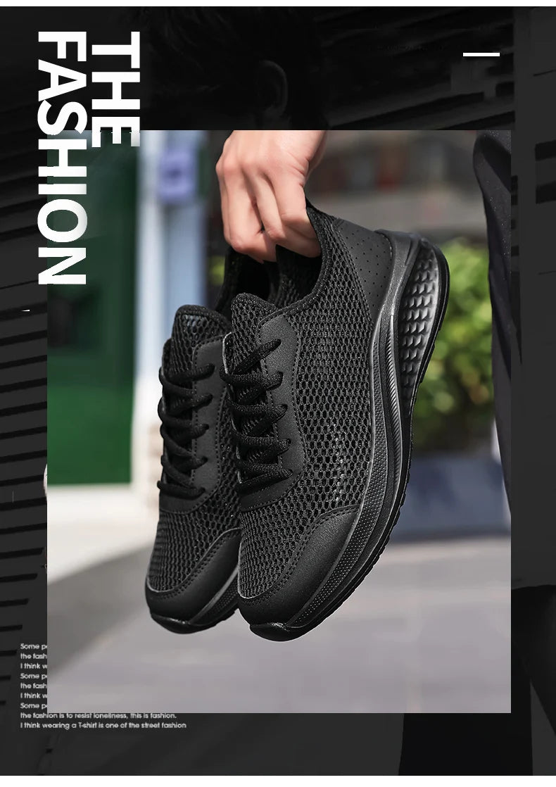 Men Shoes Mesh Breathable New Casual Shoes Men Sneakers Light breathable Walking Tenis Shoes Zapatillas Hombre Size 39-46