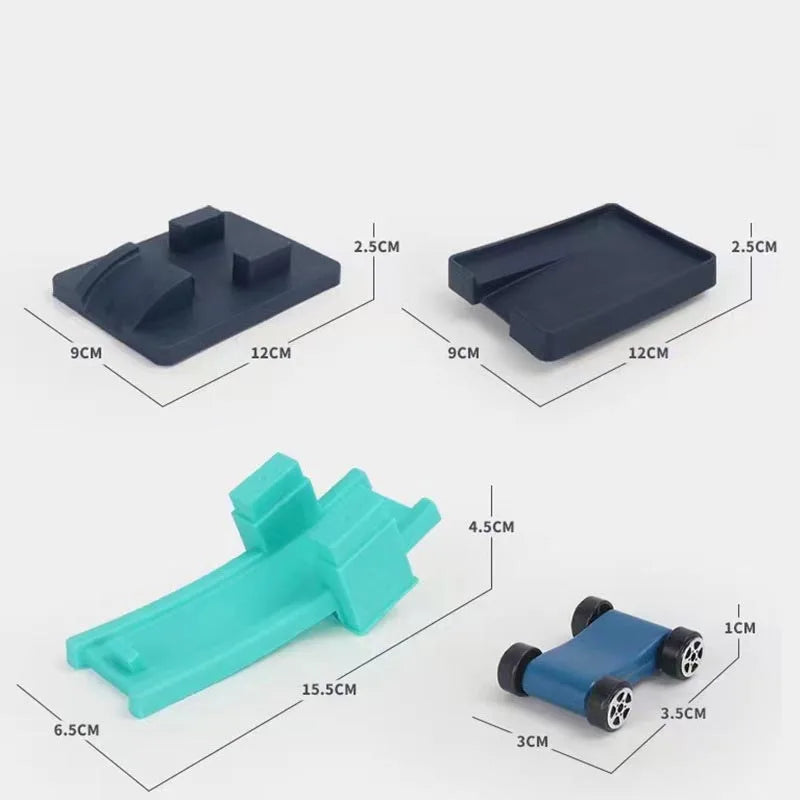 Children's Car Track Toy Multi‑layer Rail Car Toy Toddler Track 1‑2 Years Old Inertia Gliding Slide Racing Toy Boy Girl Gifts