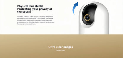 Xiaomi Smart Camera 3 Pro PTZ 5MP 3K Ultra Low Light Full Color HDR 2.4G/5G WiFi Bluetooth Mesh Gateway AI Detection 360° Home