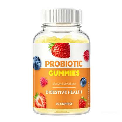 Probiotic Gummies Supports Digestive Health &Immune Function Vegan Non-GMO 60Count Gut Health Supplement Immune Boosting Formula