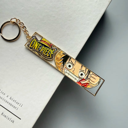 Anime Metal Hollow Out Keychains Bookmark Cute Jet Manga Fashion Bag Key Tag Jewelry Accessory Key Ring Holder Gift Anime