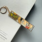 Anime Metal Hollow Out Keychains Bookmark Cute Jet Manga Fashion Bag Key Tag Jewelry Accessory Key Ring Holder Gift Anime