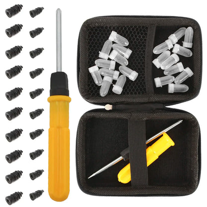 Car Tire Repair Kit with Drill Bit and Storage Bag. Motorcycle and Truck Tire Repair Tools. Quick Tire Repair Amagi