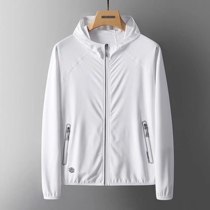 UPF50+ Summer UV Protection Hoodie Unisex Skin Coat Breathable Ice Silk Outdoor Sports Couple's Beach Street Lightweight Jacket
