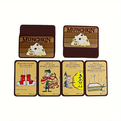 Board game in Russian "manchkin: My Monster • hayou treasure"-card game, fun party game, great for