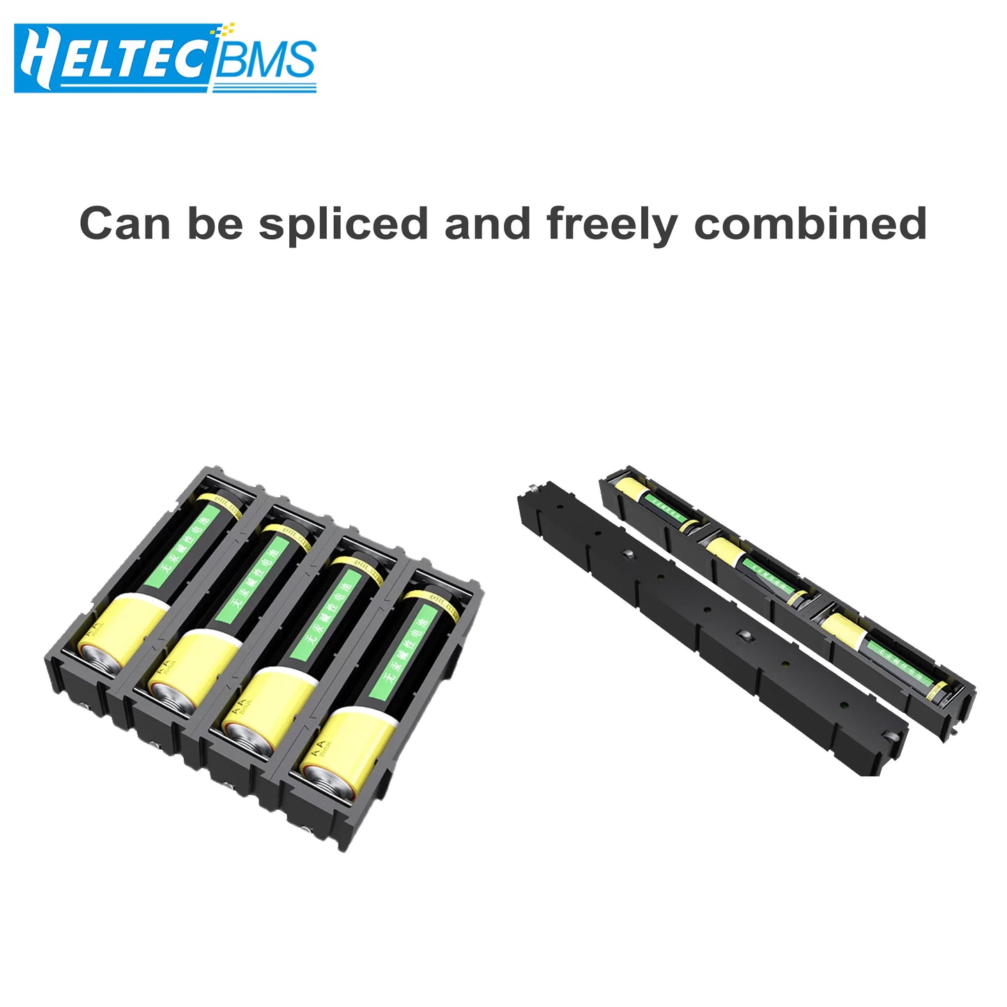 NO.5 Battery Cartridge Pin NO.7 Battery Slot PCB Base Free Splicing DIY Series Parallel Battery Storage Box