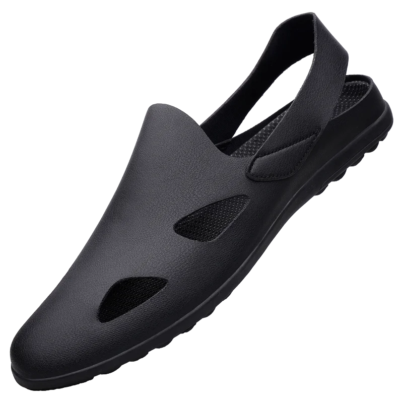 New summer general Doudou men's shoes outdoor lazy one-pedal men's daily casual leather shoes driving shoes