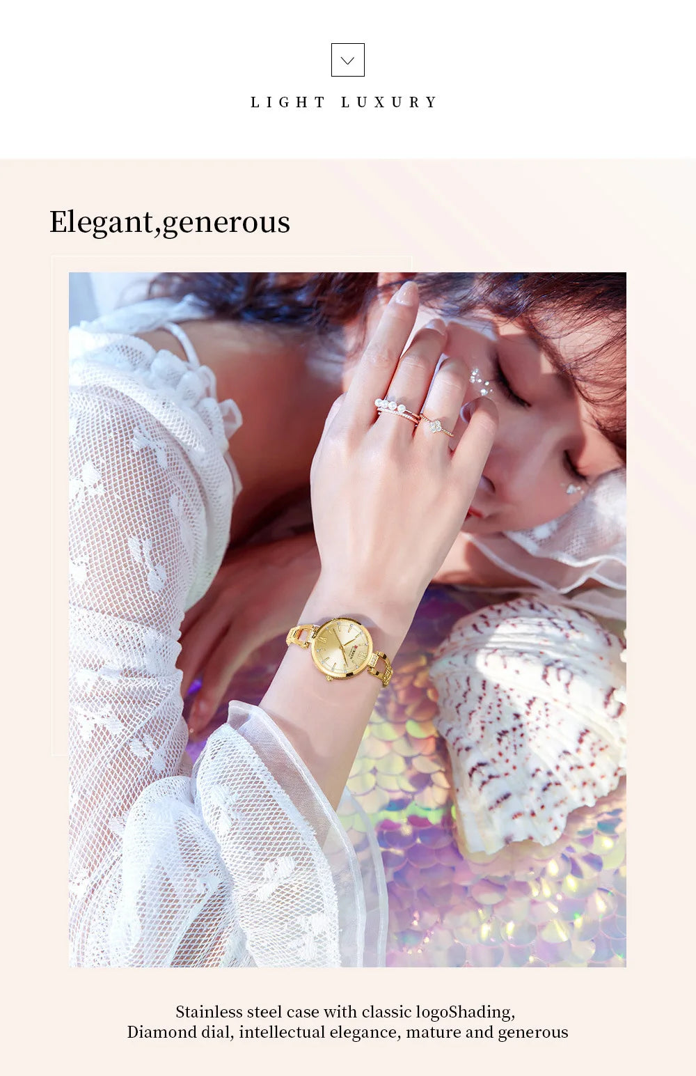 CURREN 9092 Quartz Watches Women Elegant Bracelet Stainless Steel Strap Rhinestone Fashion Ladies Simple Watch Gifts reloj mujer