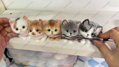Kitty Taba Squishy Soft Cat Fidget Toy ASMR Cute Animal Squeeze Toy Anti Stress Funny Toys For Children Christmas Party Gift