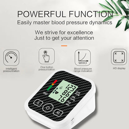 Blood Pressure Monitor Digital Tonometer Upper Arm Blood Pressure Meter Automatic BP Medical Sphygmomanometer Pulse