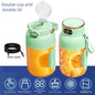 Fruit Juicer Cup Portable Electric Fruit Mixer Stirrng Cup Large Capacity Smoothie Quick Making Bottle Suitable Juice Production