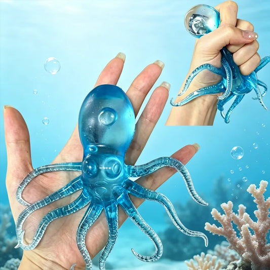 NEW 4 Styles Jellyfish Octopus Stress Balls for Kids Adults Squeeze Balls Sensory Fidget Toy Squishy Toys
