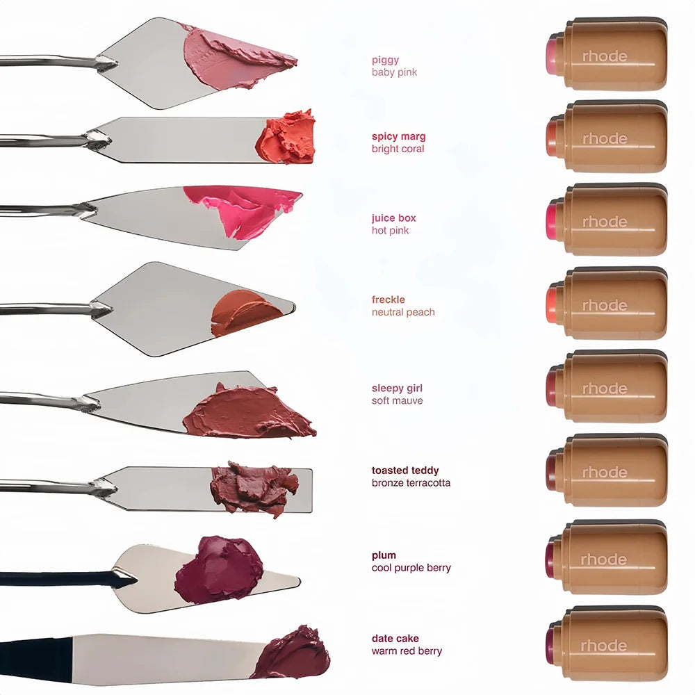 Rhode Powder Blusher 10 Colors available Waterproof and Easy to Use Powder Blusher Moisturizing Non-fading Cost-effective