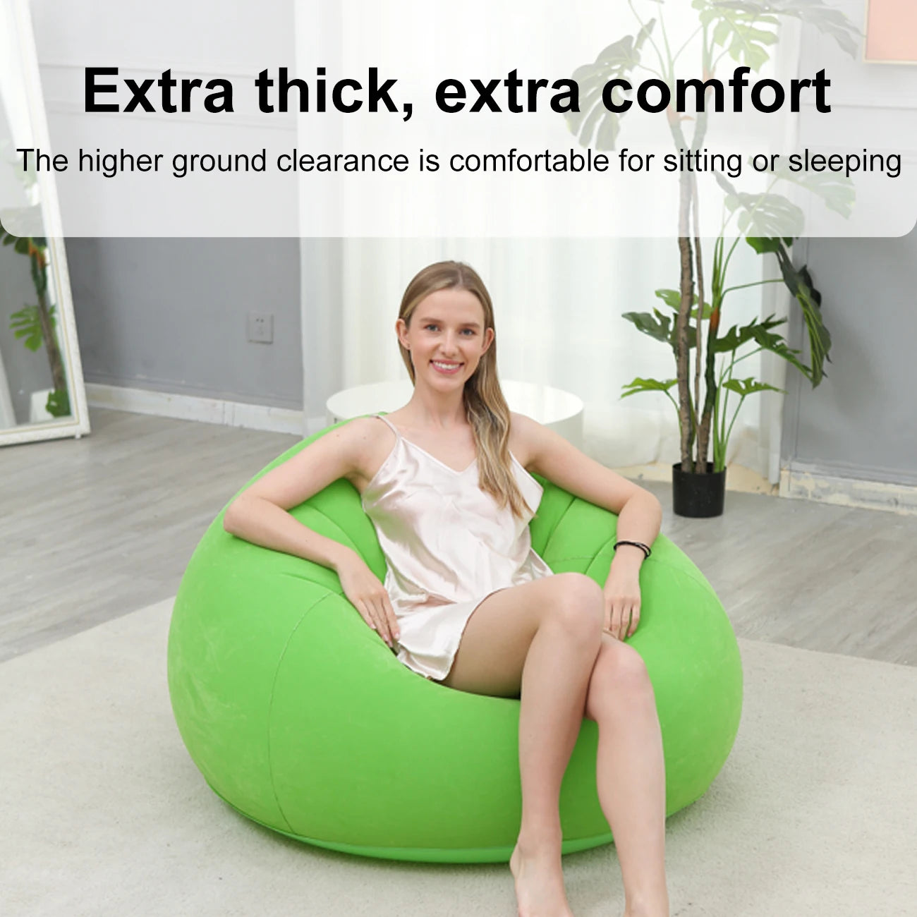 1PC Adult Inflatable Inflatable Sofa Folding Portable Lazy Sofa, Suitable For Outdoor Movie Nights, Camping, Rooms