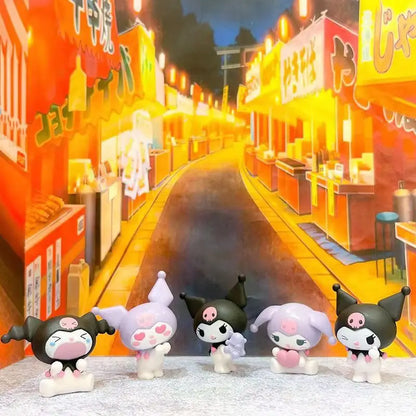 New In Stock Anime Figure Kuromi Cute Adorable Themes Blind Box Kawaii Mini Action Figure Desktop Decoration Girl Festival Gift