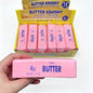 Butter Squishy Pink Strawberry Slow Rising Pu Soft Sticky Stress Relief Squeeze Toy For Adult Anxiety Relief Fidget Toy