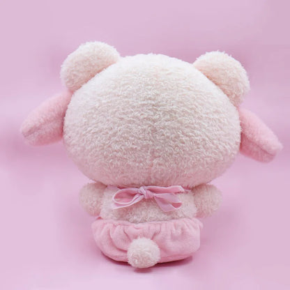 New Style Sanrio Latte Pacifier Cartoon Kulomi Cinnamoroll Melody Hello Kitty Cat Plush Toy Keychain Ornament Pendant Gifts