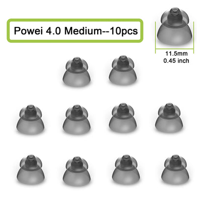 Hearing Aid Domes for Phonak Replacements,Phonak hearing aid 4.0 Domes 10pcs, Universal Domes for Phonak-Unitron RIC Hearing aid
