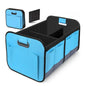 Collapsible Car Trunk Storage Box, 600D Oxford Fabric SUV Organizer with Reinforced Handles & Multiple Compartments for Vehicle