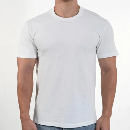 Men Women T-shirt High Qualtity Cotton Short Sleeved T Shirts O Neck Solid Color Tee Black White Breathable Clothing Couple Tops