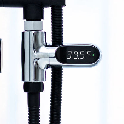 Universal Shower Head Hot Tub Water Temperature Monitor Electricity LED Display Bathing Temperature Meter Bathroom Accessories