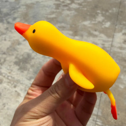 Soft Duck Squishy Stress Relief Toy Cute Animal Stretch Anti Stress Squeeze Vent Decompression Gift for Adults Children